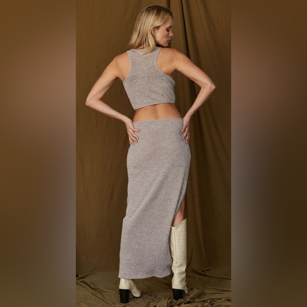 12th tribe Sutton Cocoa Maxi Dress - Picture 2 of 4